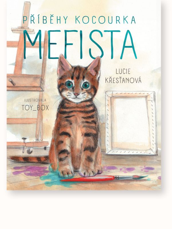 Přebal knihy Příběhy kocoura Mefista... od autorky Lucie Křesťanové