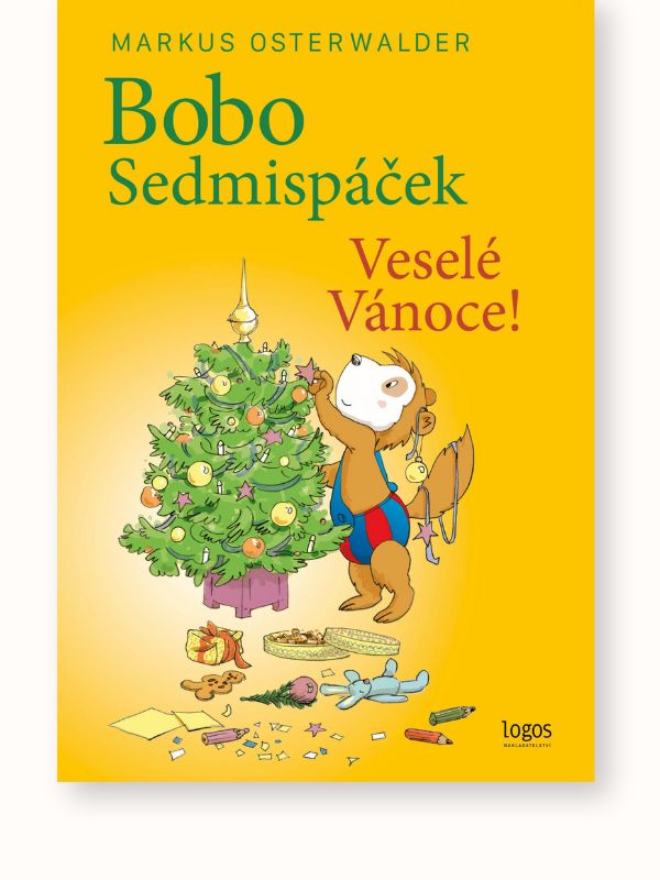 Přebal knihy Bobo Sedmispáček Veselé Vánoce... od autora Markuse Osterwaldera